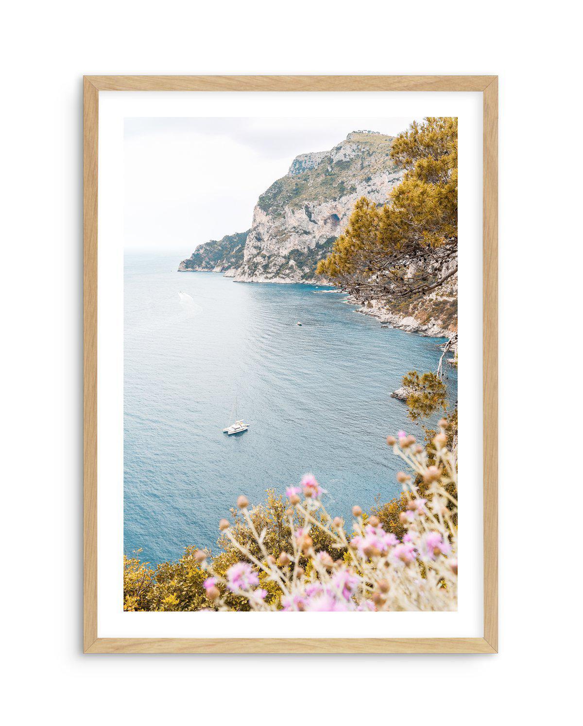 Seaside Bliss, Capri Art Print-PRINT-Olive et Oriel-Olive et Oriel-A5 | 5.8" x 8.3" | 14.8 x 21cm-Oak-With White Border-Buy-Australian-Art-Prints-Online-with-Olive-et-Oriel-Your-Artwork-Specialists-Austrailia-Decorate-With-Coastal-Photo-Wall-Art-Prints-From-Our-Beach-House-Artwork-Collection-Fine-Poster-and-Framed-Artwork