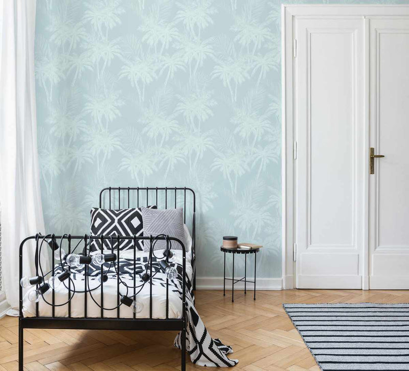 Seaside Palms Wallpaper - Olive et Oriel
