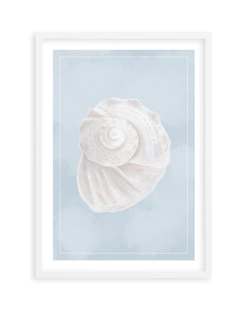 Seaside Shell I Art Print-PRINT-Olive et Oriel-Olive et Oriel-A5 | 5.8" x 8.3" | 14.8 x 21cm-White-With White Border-Buy-Australian-Art-Prints-Online-with-Olive-et-Oriel-Your-Artwork-Specialists-Austrailia-Decorate-With-Coastal-Photo-Wall-Art-Prints-From-Our-Beach-House-Artwork-Collection-Fine-Poster-and-Framed-Artwork
