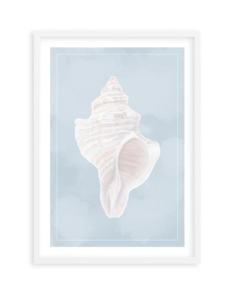 Seaside Shell II Art Print-PRINT-Olive et Oriel-Olive et Oriel-A5 | 5.8" x 8.3" | 14.8 x 21cm-White-With White Border-Buy-Australian-Art-Prints-Online-with-Olive-et-Oriel-Your-Artwork-Specialists-Austrailia-Decorate-With-Coastal-Photo-Wall-Art-Prints-From-Our-Beach-House-Artwork-Collection-Fine-Poster-and-Framed-Artwork