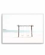Seaside Swings Art Print-PRINT-Olive et Oriel-Olive et Oriel-A5 | 5.8" x 8.3" | 14.8 x 21cm-Unframed Art Print-With White Border-Buy-Australian-Art-Prints-Online-with-Olive-et-Oriel-Your-Artwork-Specialists-Austrailia-Decorate-With-Coastal-Photo-Wall-Art-Prints-From-Our-Beach-House-Artwork-Collection-Fine-Poster-and-Framed-Artwork