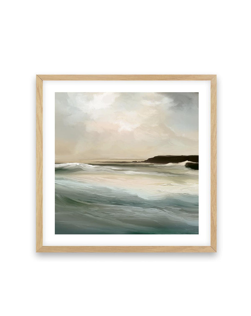 Sennen Cove by Dan Hobday Art Print-PRINT-Olive et Oriel-Dan Hobday-70x70 cm | 27.5" x 27.5"-Oak-With White Border-Buy-Australian-Art-Prints-Online-with-Olive-et-Oriel-Your-Artwork-Specialists-Austrailia-Decorate-With-Coastal-Photo-Wall-Art-Prints-From-Our-Beach-House-Artwork-Collection-Fine-Poster-and-Framed-Artwork