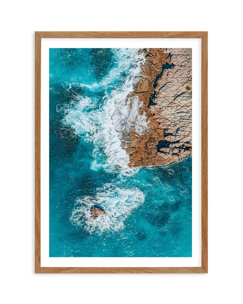 Short Point Headland III Art Print-PRINT-Olive et Oriel-Olive et Oriel-50x70 cm | 19.6" x 27.5"-Walnut-With White Border-Buy-Australian-Art-Prints-Online-with-Olive-et-Oriel-Your-Artwork-Specialists-Austrailia-Decorate-With-Coastal-Photo-Wall-Art-Prints-From-Our-Beach-House-Artwork-Collection-Fine-Poster-and-Framed-Artwork