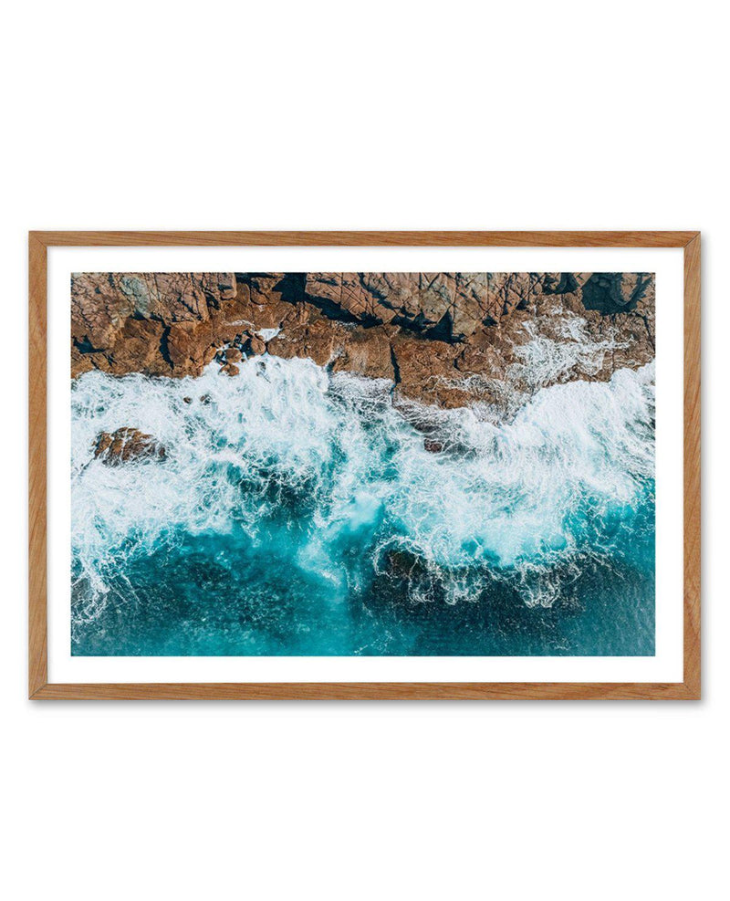Short Point Headland | LS Art Print-PRINT-Olive et Oriel-Olive et Oriel-50x70 cm | 19.6" x 27.5"-Walnut-With White Border-Buy-Australian-Art-Prints-Online-with-Olive-et-Oriel-Your-Artwork-Specialists-Austrailia-Decorate-With-Coastal-Photo-Wall-Art-Prints-From-Our-Beach-House-Artwork-Collection-Fine-Poster-and-Framed-Artwork