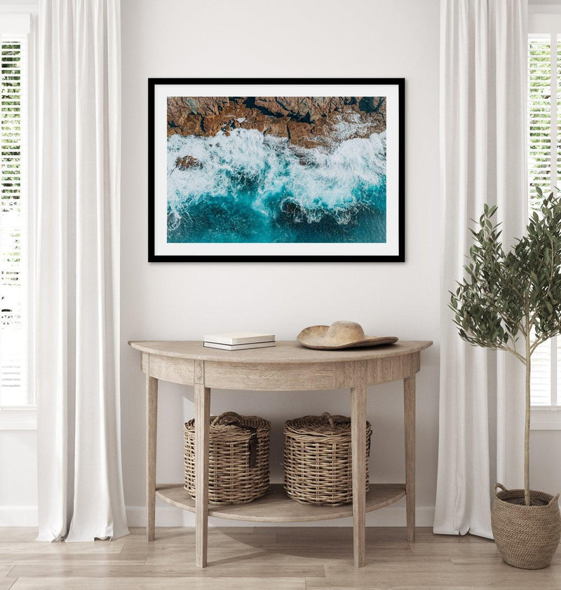Short Point Headland | LS Art Print-PRINT-Olive et Oriel-Olive et Oriel-Buy-Australian-Art-Prints-Online-with-Olive-et-Oriel-Your-Artwork-Specialists-Austrailia-Decorate-With-Coastal-Photo-Wall-Art-Prints-From-Our-Beach-House-Artwork-Collection-Fine-Poster-and-Framed-Artwork