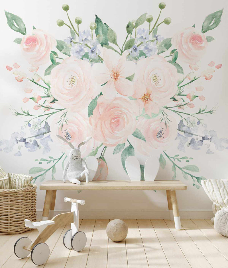Sienna Flower Wallpaper Mural-Wallpaper-Buy Kids Removable Wallpaper Online Our Custom Made Children√¢‚Ç¨‚Ñ¢s Wallpapers Are A Fun Way To Decorate And Enhance Boys Bedroom Decor And Girls Bedrooms They Are An Amazing Addition To Your Kids Bedroom Walls Our Collection of Kids Wallpaper Is Sure To Transform Your Kids Rooms Interior Style From Pink Wallpaper To Dinosaur Wallpaper Even Marble Wallpapers For Teen Boys Shop Peel And Stick Wallpaper Online Today With Olive et Oriel