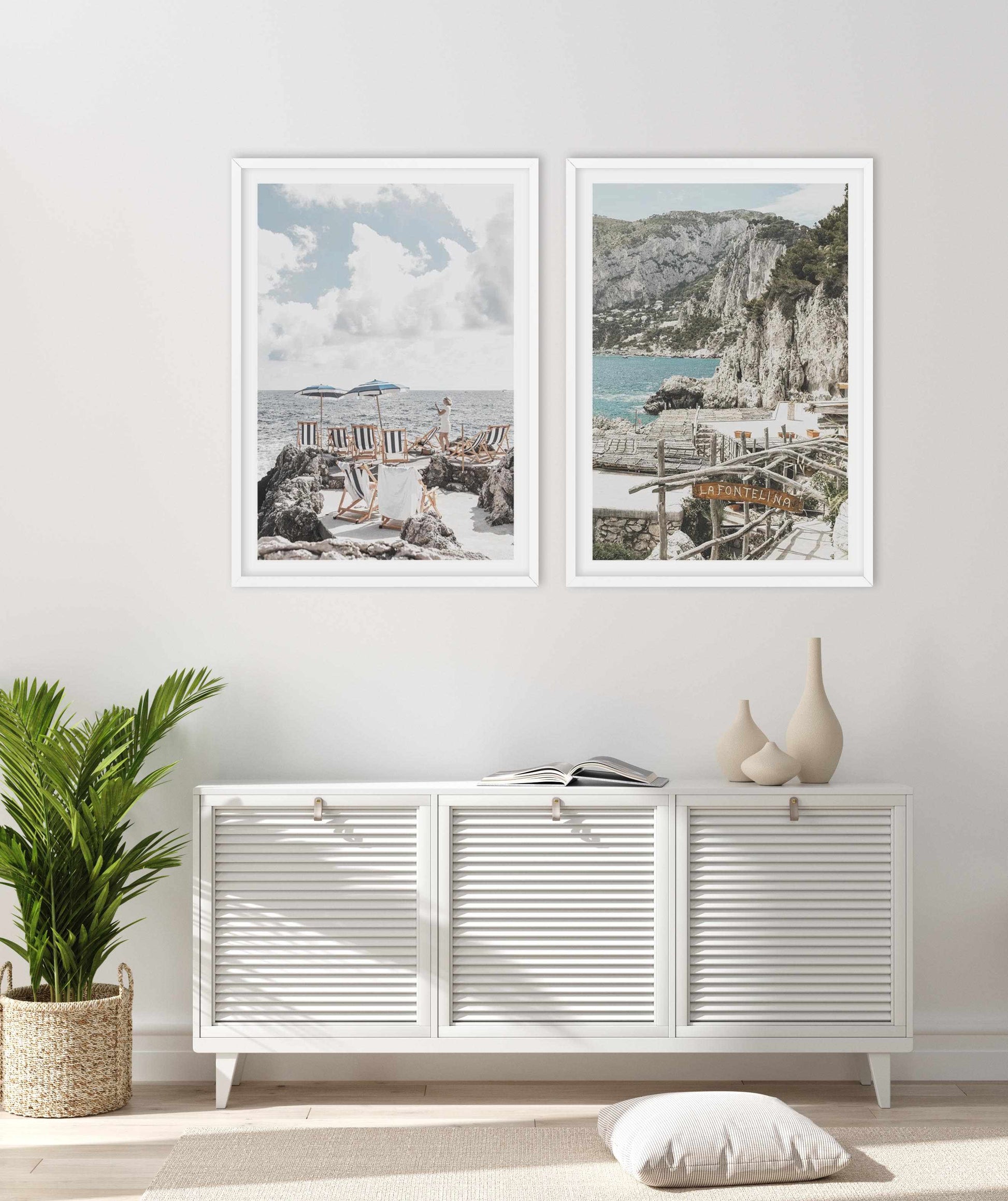 Signs Of La Fontelina | PT Art Print-PRINT-Olive et Oriel-Olive et Oriel-Buy-Australian-Art-Prints-Online-with-Olive-et-Oriel-Your-Artwork-Specialists-Austrailia-Decorate-With-Coastal-Photo-Wall-Art-Prints-From-Our-Beach-House-Artwork-Collection-Fine-Poster-and-Framed-Artwork