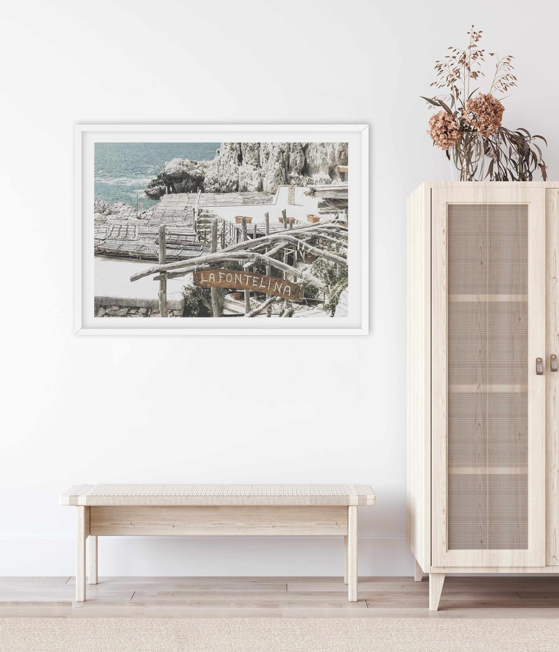 Signs of La Fontelina | LS Art Print-PRINT-Olive et Oriel-Olive et Oriel-Buy-Australian-Art-Prints-Online-with-Olive-et-Oriel-Your-Artwork-Specialists-Austrailia-Decorate-With-Coastal-Photo-Wall-Art-Prints-From-Our-Beach-House-Artwork-Collection-Fine-Poster-and-Framed-Artwork