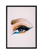 Single Eye by Leigh Viner Art Print-PRINT-Olive et Oriel-Leigh Viner-A5 | 5.8" x 8.3" | 14.8 x 21cm-Black-With White Border-Buy-Australian-Art-Prints-Online-with-Olive-et-Oriel-Your-Artwork-Specialists-Austrailia-Decorate-With-Coastal-Photo-Wall-Art-Prints-From-Our-Beach-House-Artwork-Collection-Fine-Poster-and-Framed-Artwork