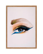 Single Eye by Leigh Viner Art Print-PRINT-Olive et Oriel-Leigh Viner-50x70 cm | 19.6" x 27.5"-Walnut-With White Border-Buy-Australian-Art-Prints-Online-with-Olive-et-Oriel-Your-Artwork-Specialists-Austrailia-Decorate-With-Coastal-Photo-Wall-Art-Prints-From-Our-Beach-House-Artwork-Collection-Fine-Poster-and-Framed-Artwork