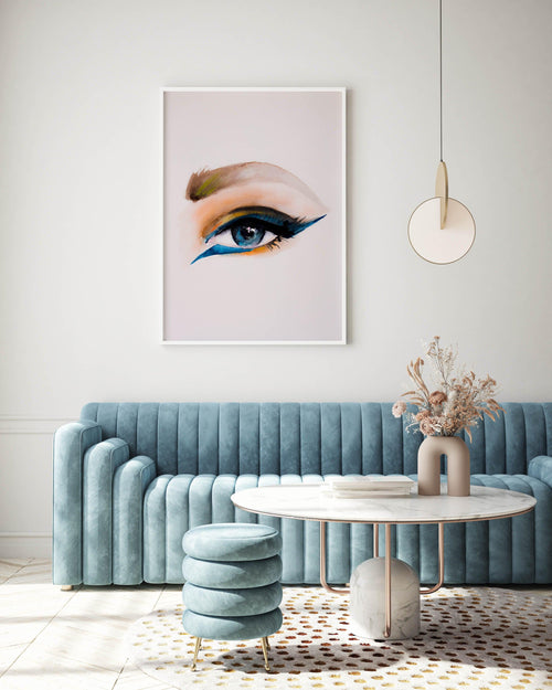 Single Eye by Leigh Viner Art Print-PRINT-Olive et Oriel-Leigh Viner-Buy-Australian-Art-Prints-Online-with-Olive-et-Oriel-Your-Artwork-Specialists-Austrailia-Decorate-With-Coastal-Photo-Wall-Art-Prints-From-Our-Beach-House-Artwork-Collection-Fine-Poster-and-Framed-Artwork