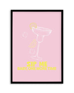 Sip Me Baby One More Time Art Print-PRINT-Olive et Oriel-Olive et Oriel-A5 | 5.8" x 8.3" | 14.8 x 21cm-Black-With White Border-Buy-Australian-Art-Prints-Online-with-Olive-et-Oriel-Your-Artwork-Specialists-Austrailia-Decorate-With-Coastal-Photo-Wall-Art-Prints-From-Our-Beach-House-Artwork-Collection-Fine-Poster-and-Framed-Artwork