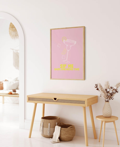 Sip Me Baby One More Time Art Print-PRINT-Olive et Oriel-Olive et Oriel-Buy-Australian-Art-Prints-Online-with-Olive-et-Oriel-Your-Artwork-Specialists-Austrailia-Decorate-With-Coastal-Photo-Wall-Art-Prints-From-Our-Beach-House-Artwork-Collection-Fine-Poster-and-Framed-Artwork