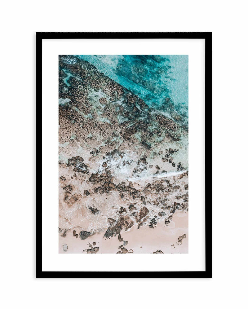 Slice of Blue Art Print-PRINT-Olive et Oriel-Olive et Oriel-A5 | 5.8" x 8.3" | 14.8 x 21cm-Black-With White Border-Buy-Australian-Art-Prints-Online-with-Olive-et-Oriel-Your-Artwork-Specialists-Austrailia-Decorate-With-Coastal-Photo-Wall-Art-Prints-From-Our-Beach-House-Artwork-Collection-Fine-Poster-and-Framed-Artwork
