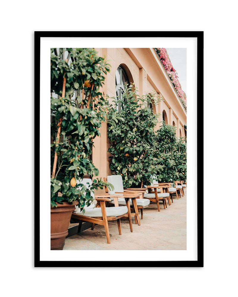 Slow Mornings Italy by Jovani Demetrie Art Print-PRINT-Olive et Oriel-Jovani Demetrie-A5 | 5.8" x 8.3" | 14.8 x 21cm-Black-With White Border-Buy-Australian-Art-Prints-Online-with-Olive-et-Oriel-Your-Artwork-Specialists-Austrailia-Decorate-With-Coastal-Photo-Wall-Art-Prints-From-Our-Beach-House-Artwork-Collection-Fine-Poster-and-Framed-Artwork