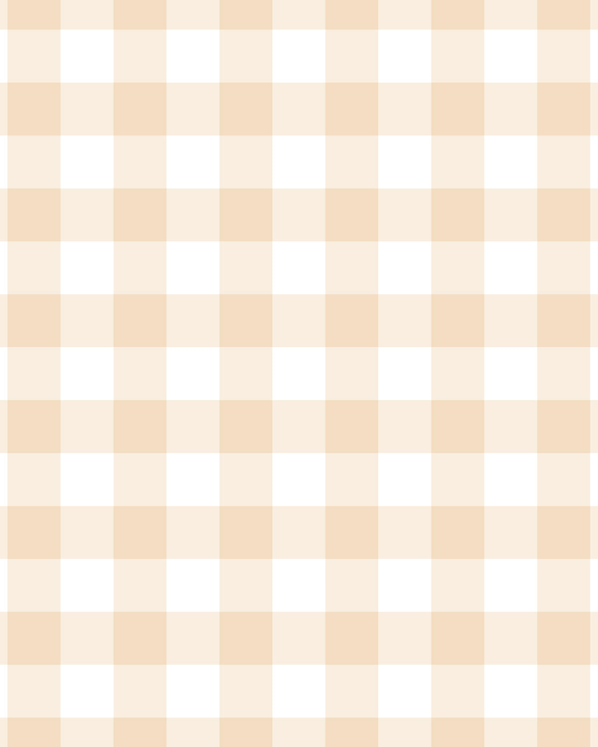 Small Gingham Check Beige Wallpaper