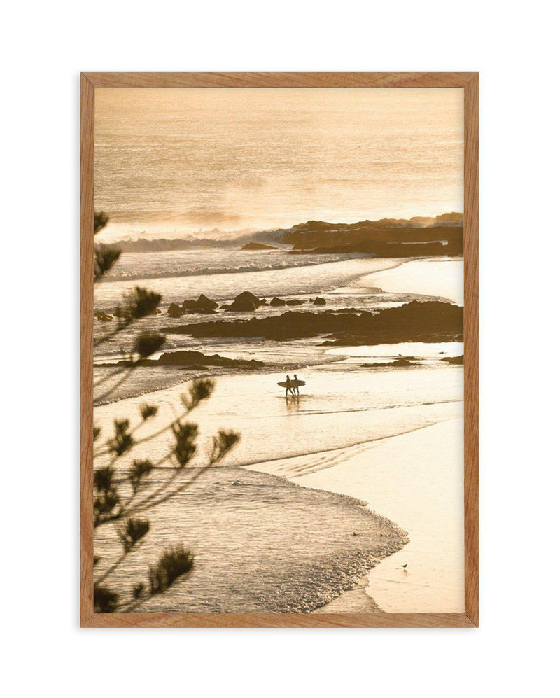 Snapper Rocks I Art Print-PRINT-Olive et Oriel-Olive et Oriel-50x70 cm | 19.6" x 27.5"-Walnut-With White Border-Buy-Australian-Art-Prints-Online-with-Olive-et-Oriel-Your-Artwork-Specialists-Austrailia-Decorate-With-Coastal-Photo-Wall-Art-Prints-From-Our-Beach-House-Artwork-Collection-Fine-Poster-and-Framed-Artwork