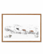 Snowy Mountains Brumbies II Art Print-PRINT-Olive et Oriel-Olive et Oriel-50x70 cm | 19.6" x 27.5"-Walnut-With White Border-Buy-Australian-Art-Prints-Online-with-Olive-et-Oriel-Your-Artwork-Specialists-Austrailia-Decorate-With-Coastal-Photo-Wall-Art-Prints-From-Our-Beach-House-Artwork-Collection-Fine-Poster-and-Framed-Artwork