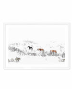 Snowy Mountains Brumbies II Art Print-PRINT-Olive et Oriel-Olive et Oriel-A5 | 5.8" x 8.3" | 14.8 x 21cm-White-With White Border-Buy-Australian-Art-Prints-Online-with-Olive-et-Oriel-Your-Artwork-Specialists-Austrailia-Decorate-With-Coastal-Photo-Wall-Art-Prints-From-Our-Beach-House-Artwork-Collection-Fine-Poster-and-Framed-Artwork