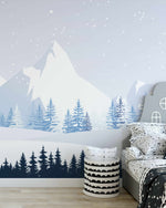 Snowy Mountains Wallpaper Mural-Wallpaper-Buy Kids Removable Wallpaper Online Our Custom Made Children√¢‚Ç¨‚Ñ¢s Wallpapers Are A Fun Way To Decorate And Enhance Boys Bedroom Decor And Girls Bedrooms They Are An Amazing Addition To Your Kids Bedroom Walls Our Collection of Kids Wallpaper Is Sure To Transform Your Kids Rooms Interior Style From Pink Wallpaper To Dinosaur Wallpaper Even Marble Wallpapers For Teen Boys Shop Peel And Stick Wallpaper Online Today With Olive et Oriel