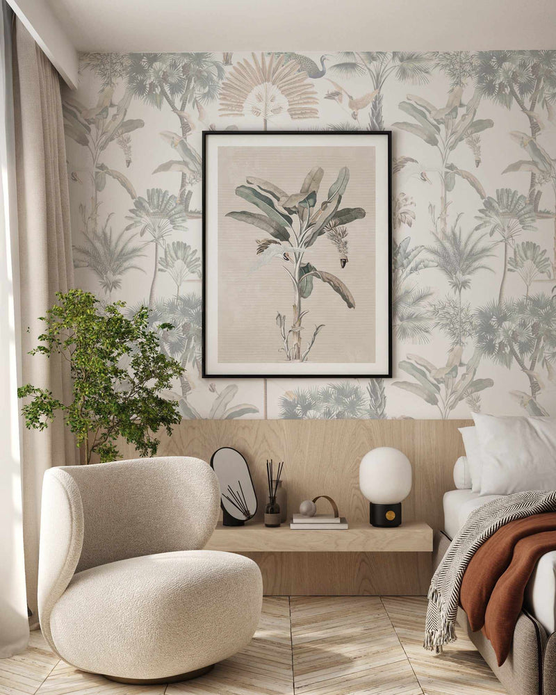 Soft Exotica Palms Wallpaper