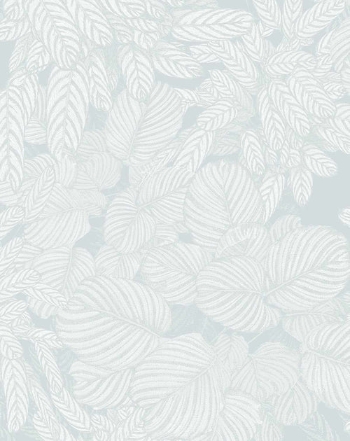 Soft Foliage | Duck Egg Blue Wallpaper - Olive et Oriel