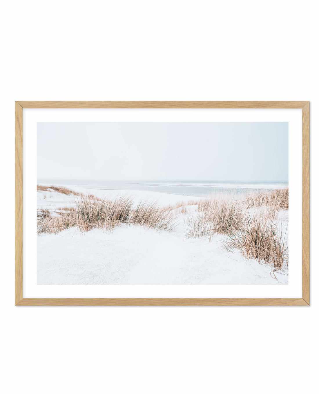 Soft Sea Dunes Art Print-PRINT-Olive et Oriel-Olive et Oriel-A5 | 5.8" x 8.3" | 14.8 x 21cm-Oak-With White Border-Buy-Australian-Art-Prints-Online-with-Olive-et-Oriel-Your-Artwork-Specialists-Austrailia-Decorate-With-Coastal-Photo-Wall-Art-Prints-From-Our-Beach-House-Artwork-Collection-Fine-Poster-and-Framed-Artwork