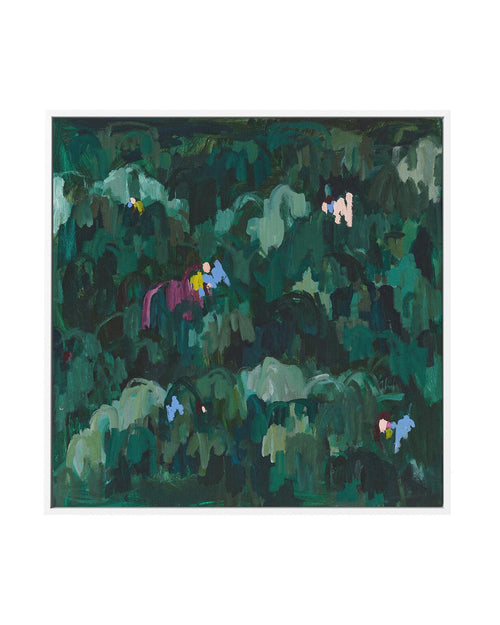 Somewhere in the Jungle by Alicia Benetatos | Framed Canvas-CANVAS-You can shop wall art online with Olive et Oriel for everything from abstract art to fun kids wall art. Our beautiful modern art prints and canvas art are available from large canvas prints to wall art paintings and our proudly Australian artwork collection offers only the highest quality framed large wall art and canvas art Australia - You can buy fashion photography prints or Hampton print posters and paintings on canvas from O