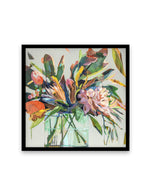 Spikey Bouquet by Jenny Westenhofer SQ Art Print-PRINT-Olive et Oriel-Jenny Westenhofer-70x70 cm | 27.5" x 27.5"-Black-With White Border-Buy-Australian-Art-Prints-Online-with-Olive-et-Oriel-Your-Artwork-Specialists-Austrailia-Decorate-With-Coastal-Photo-Wall-Art-Prints-From-Our-Beach-House-Artwork-Collection-Fine-Poster-and-Framed-Artwork