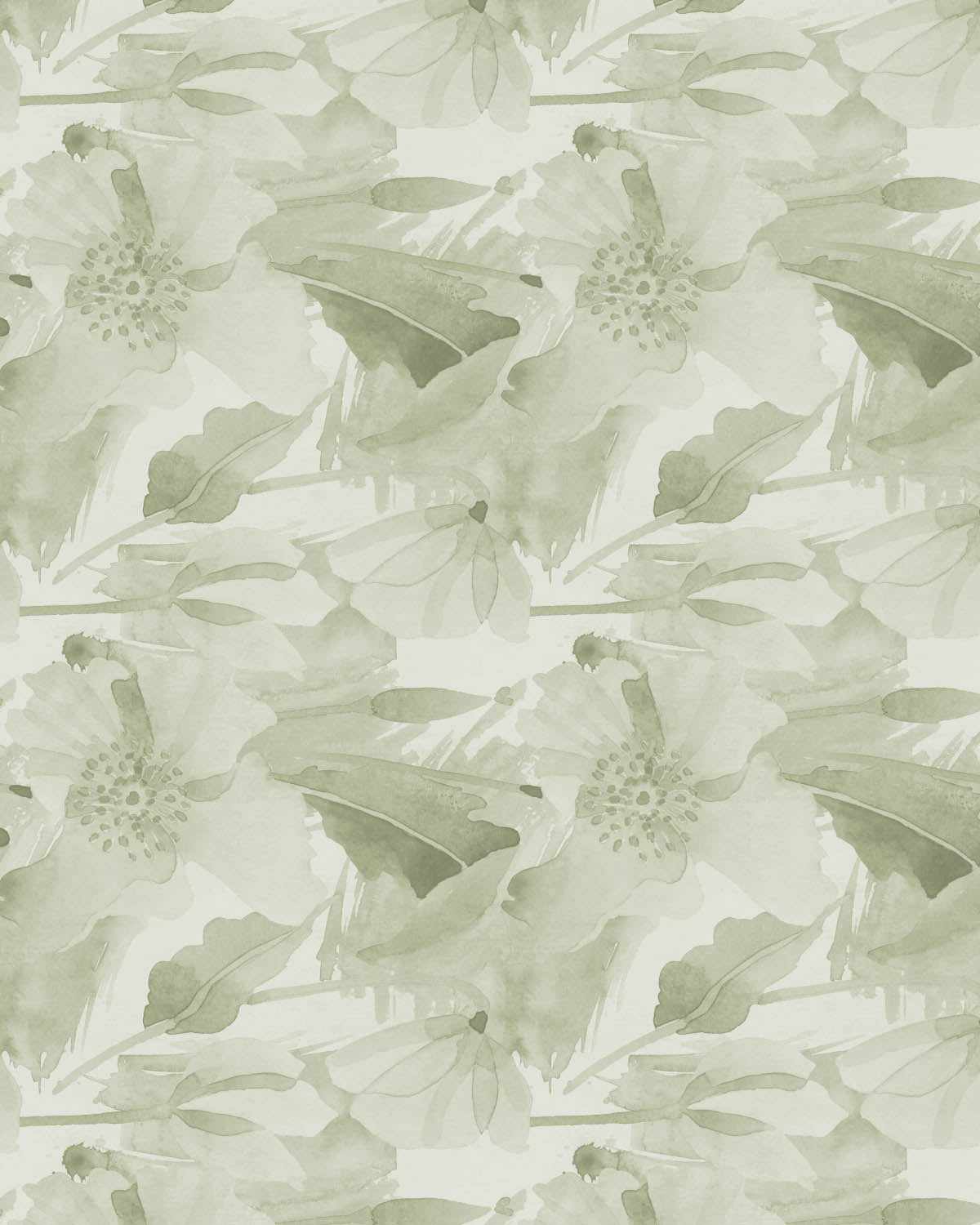 Spring Blossom Sage Green Wallpaper-Wallpaper-Buy Australian Removable Wallpaper Now Sage Green Wallpaper Peel And Stick Wallpaper Online At Olive et Oriel Custom Made Wallpapers Wall Papers Decorate Your Bedroom Living Room Kids Room or Commercial Interior