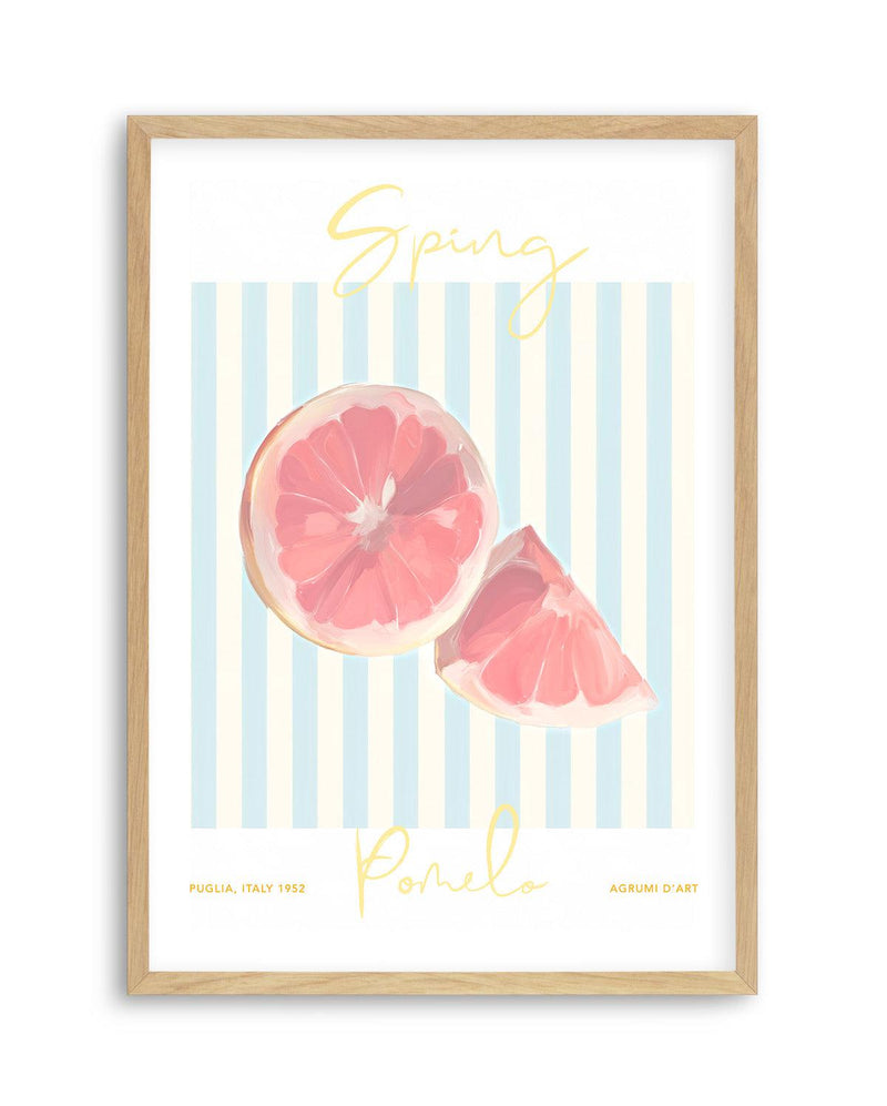 Spring Pomelo Art Print-PRINT-Olive et Oriel-Olive et Oriel-A5 | 5.8" x 8.3" | 14.8 x 21cm-Oak-With White Border-Buy-Australian-Art-Prints-Online-with-Olive-et-Oriel-Your-Artwork-Specialists-Austrailia-Decorate-With-Coastal-Photo-Wall-Art-Prints-From-Our-Beach-House-Artwork-Collection-Fine-Poster-and-Framed-Artwork