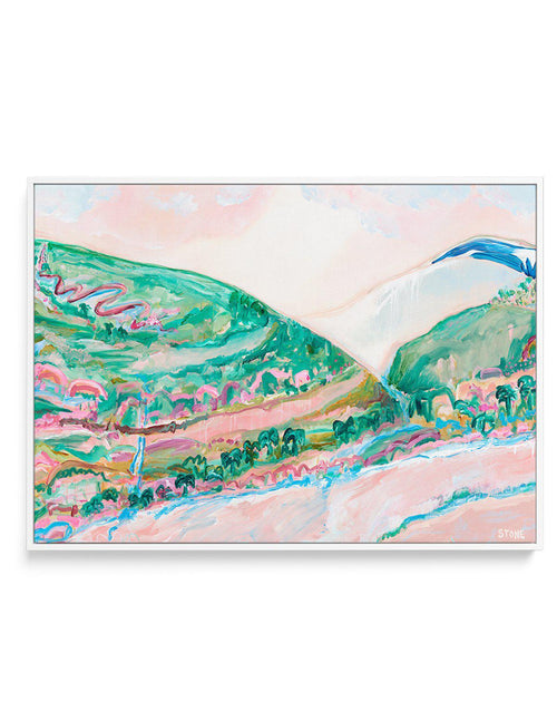 Springtime in the Yarra by Belinda Stone | Framed Canvas-CANVAS-You can shop wall art online with Olive et Oriel for everything from abstract art to fun kids wall art. Our beautiful modern art prints and canvas art are available from large canvas prints to wall art paintings and our proudly Australian artwork collection offers only the highest quality framed large wall art and canvas art Australia - You can buy fashion photography prints or Hampton print posters and paintings on canvas from Oliv