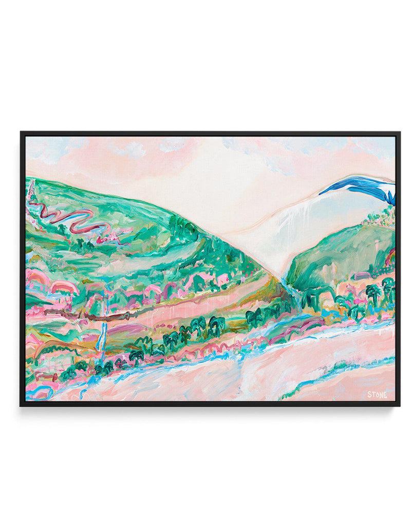 Springtime in the Yarra by Belinda Stone | Framed Canvas-CANVAS-You can shop wall art online with Olive et Oriel for everything from abstract art to fun kids wall art. Our beautiful modern art prints and canvas art are available from large canvas prints to wall art paintings and our proudly Australian artwork collection offers only the highest quality framed large wall art and canvas art Australia - You can buy fashion photography prints or Hampton print posters and paintings on canvas from Oliv