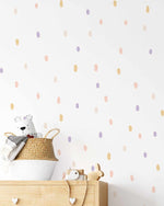 'Sprinkles' Super Fun Dots Decal Set | 174 dots!-Decals-Olive et Oriel-Decorate your kids bedroom wall decor with removable wall decals, these fabric kids decals are a great way to add colour and update your children's bedroom. Available as girls wall decals or boys wall decals, there are also nursery decals.