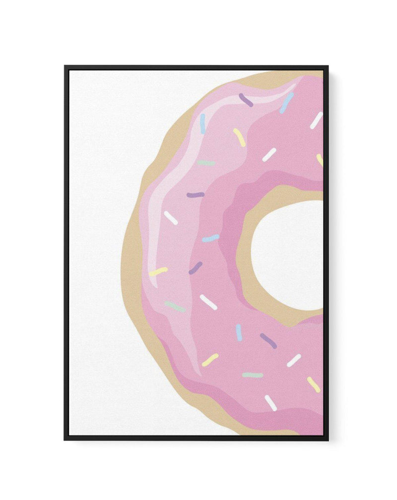 Strawberry Donut | Framed Canvas-CANVAS-You can shop wall art online with Olive et Oriel for everything from abstract art to fun kids wall art. Our beautiful modern art prints and canvas art are available from large canvas prints to wall art paintings and our proudly Australian artwork collection offers only the highest quality framed large wall art and canvas art Australia - You can buy fashion photography prints or Hampton print posters and paintings on canvas from Olive et Oriel and have them