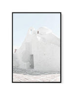 Streets of Mykonos | Framed Canvas-Shop Greece Wall Art Prints Online with Olive et Oriel - Our collection of Greek Islands art prints offer unique wall art including blue domes of Santorini in Oia, mediterranean sea prints and incredible posters from Milos and other Greece landscape photography - this collection will add mediterranean blue to your home, perfect for updating the walls in coastal, beach house style. There is Greece art on canvas and extra large wall art with fast, free shipping a