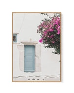 Streets of Mykonos III | Framed Canvas-Shop Greece Wall Art Prints Online with Olive et Oriel - Our collection of Greek Islands art prints offer unique wall art including blue domes of Santorini in Oia, mediterranean sea prints and incredible posters from Milos and other Greece landscape photography - this collection will add mediterranean blue to your home, perfect for updating the walls in coastal, beach house style. There is Greece art on canvas and extra large wall art with fast, free shippi