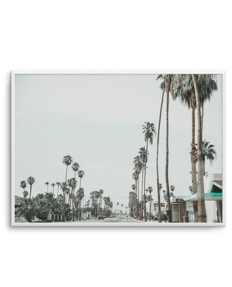 Streets of Palm Springs Art Print-PRINT-Olive et Oriel-Olive et Oriel-A4 | 8.3" x 11.7" | 21 x 29.7cm-Unframed Art Print-With White Border-Buy-Australian-Art-Prints-Online-with-Olive-et-Oriel-Your-Artwork-Specialists-Austrailia-Decorate-With-Coastal-Photo-Wall-Art-Prints-From-Our-Beach-House-Artwork-Collection-Fine-Poster-and-Framed-Artwork