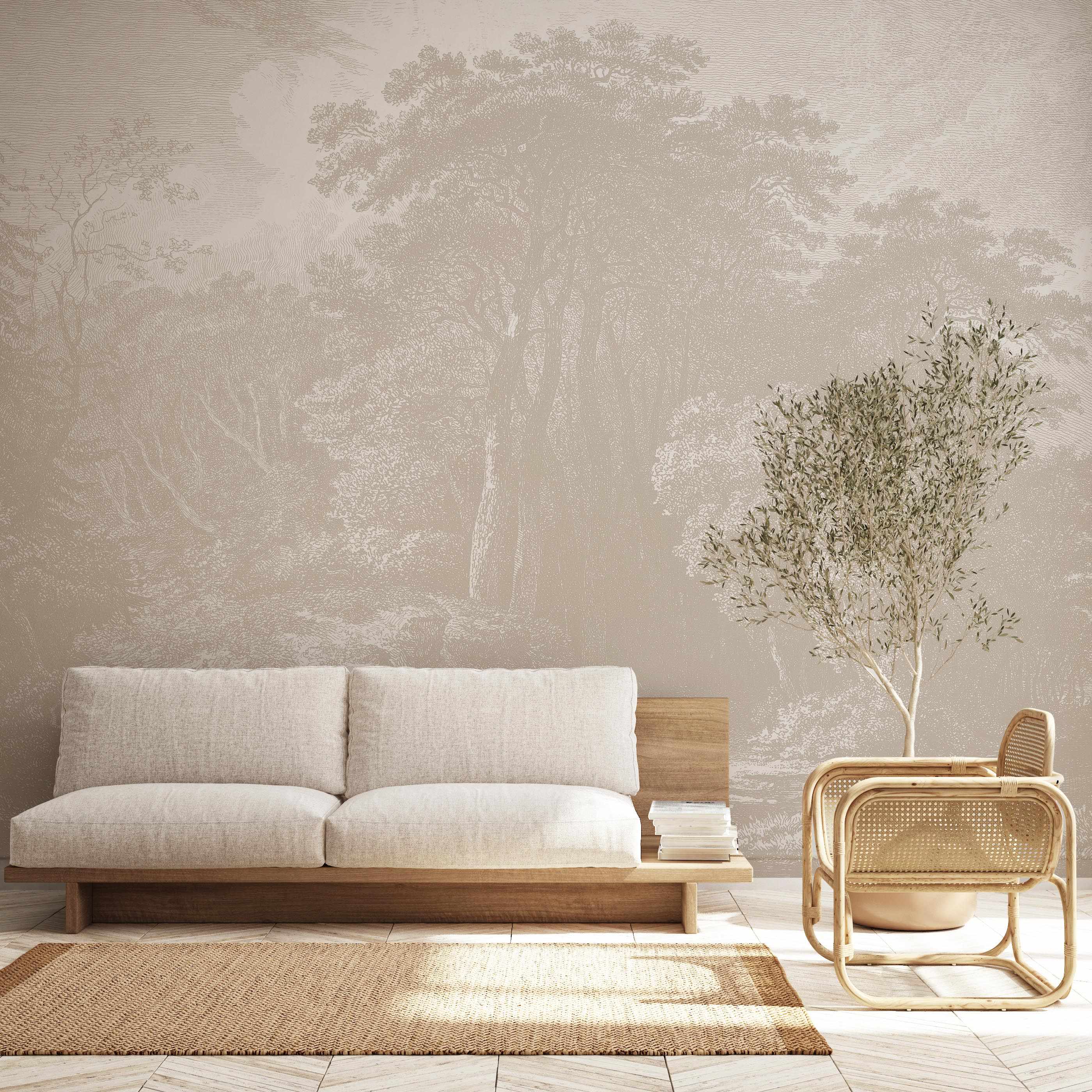 Forest Walk Wallpaper Mural