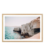 Summer Days | Greece Art Print-Shop Greece Wall Art Prints Online with Olive et Oriel - Our collection of Greek Islands art prints offer unique wall art including blue domes of Santorini in Oia, mediterranean sea prints and incredible posters from Milos and other Greece landscape photography - this collection will add mediterranean blue to your home, perfect for updating the walls in coastal, beach house style. There is Greece art on canvas and extra large wall art with fast, free shipping acros