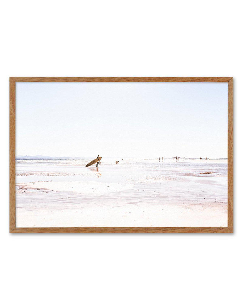 Summer Days | Wategos Art Print-PRINT-Olive et Oriel-Olive et Oriel-50x70 cm | 19.6" x 27.5"-Walnut-With White Border-Buy-Australian-Art-Prints-Online-with-Olive-et-Oriel-Your-Artwork-Specialists-Austrailia-Decorate-With-Coastal-Photo-Wall-Art-Prints-From-Our-Beach-House-Artwork-Collection-Fine-Poster-and-Framed-Artwork