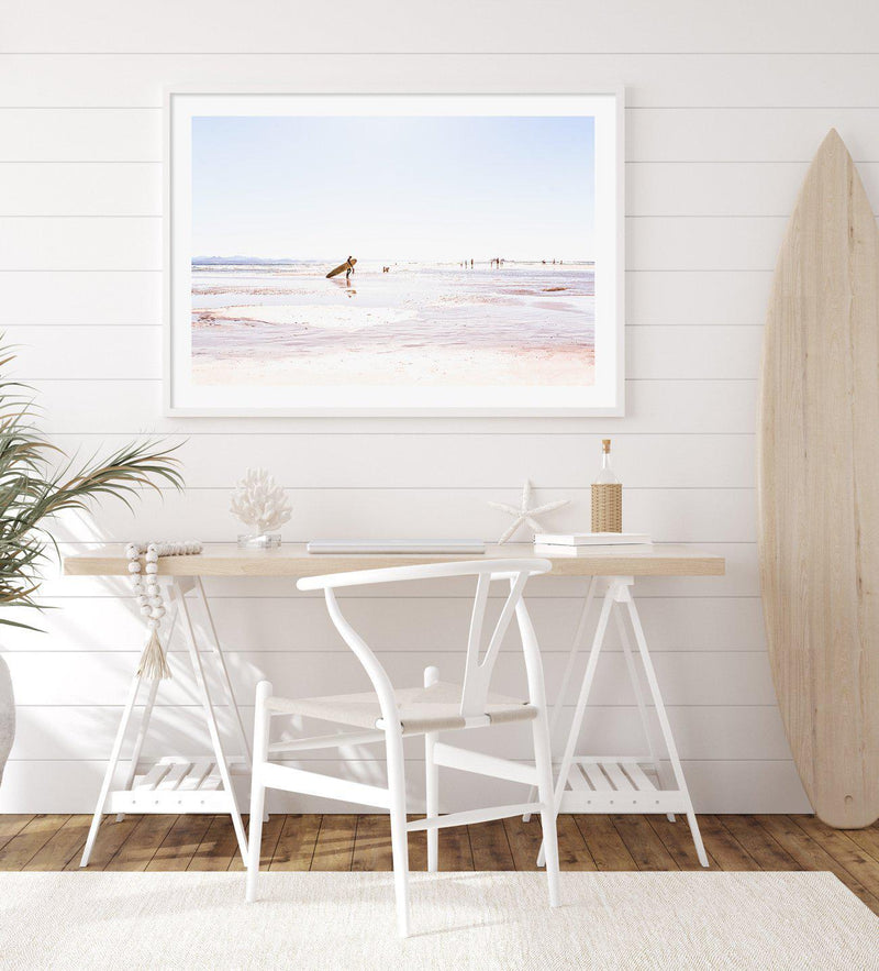 Summer Days | Wategos Art Print-PRINT-Olive et Oriel-Olive et Oriel-Buy-Australian-Art-Prints-Online-with-Olive-et-Oriel-Your-Artwork-Specialists-Austrailia-Decorate-With-Coastal-Photo-Wall-Art-Prints-From-Our-Beach-House-Artwork-Collection-Fine-Poster-and-Framed-Artwork