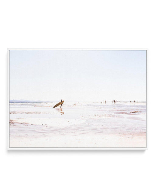 Summer Days | Wategos | Framed Canvas-CANVAS-You can shop wall art online with Olive et Oriel for everything from abstract art to fun kids wall art. Our beautiful modern art prints and canvas art are available from large canvas prints to wall art paintings and our proudly Australian artwork collection offers only the highest quality framed large wall art and canvas art Australia - You can buy fashion photography prints or Hampton print posters and paintings on canvas from Olive et Oriel and have
