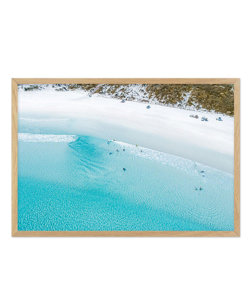 Summer Days | Wharton Beach Art Print-PRINT-Olive et Oriel-Olive et Oriel-A5 | 5.8" x 8.3" | 14.8 x 21cm-Oak-With White Border-Buy-Australian-Art-Prints-Online-with-Olive-et-Oriel-Your-Artwork-Specialists-Austrailia-Decorate-With-Coastal-Photo-Wall-Art-Prints-From-Our-Beach-House-Artwork-Collection-Fine-Poster-and-Framed-Artwork