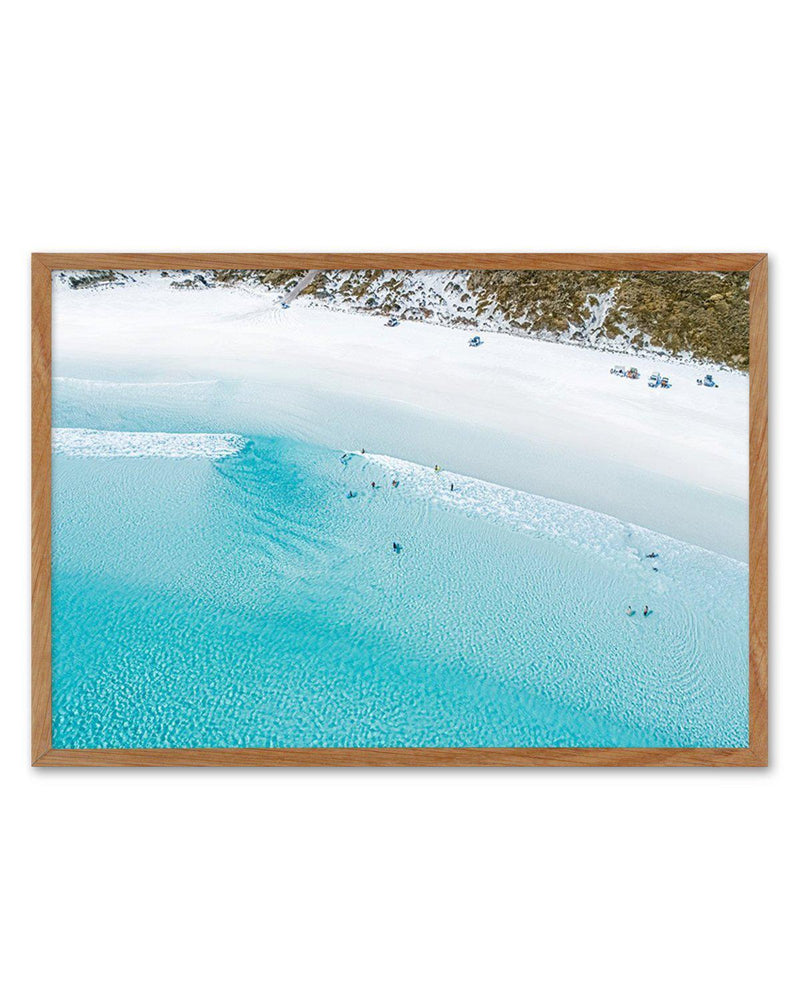 Summer Days | Wharton Beach Art Print-PRINT-Olive et Oriel-Olive et Oriel-50x70 cm | 19.6" x 27.5"-Walnut-With White Border-Buy-Australian-Art-Prints-Online-with-Olive-et-Oriel-Your-Artwork-Specialists-Austrailia-Decorate-With-Coastal-Photo-Wall-Art-Prints-From-Our-Beach-House-Artwork-Collection-Fine-Poster-and-Framed-Artwork