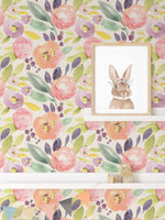 Summer Garden II Wallpaper-Wallpaper-Buy Kids Removable Wallpaper Online Our Custom Made Children√¢‚Ç¨‚Ñ¢s Wallpapers Are A Fun Way To Decorate And Enhance Boys Bedroom Decor And Girls Bedrooms They Are An Amazing Addition To Your Kids Bedroom Walls Our Collection of Kids Wallpaper Is Sure To Transform Your Kids Rooms Interior Style From Pink Wallpaper To Dinosaur Wallpaper Even Marble Wallpapers For Teen Boys Shop Peel And Stick Wallpaper Online Today With Olive et Oriel