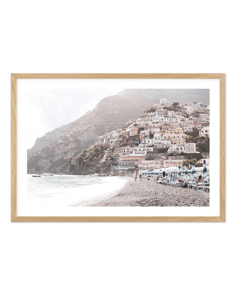 Summer Haze | Positano Art Print-PRINT-Olive et Oriel-Olive et Oriel-A5 | 5.8" x 8.3" | 14.8 x 21cm-Oak-With White Border-Buy-Australian-Art-Prints-Online-with-Olive-et-Oriel-Your-Artwork-Specialists-Austrailia-Decorate-With-Coastal-Photo-Wall-Art-Prints-From-Our-Beach-House-Artwork-Collection-Fine-Poster-and-Framed-Artwork