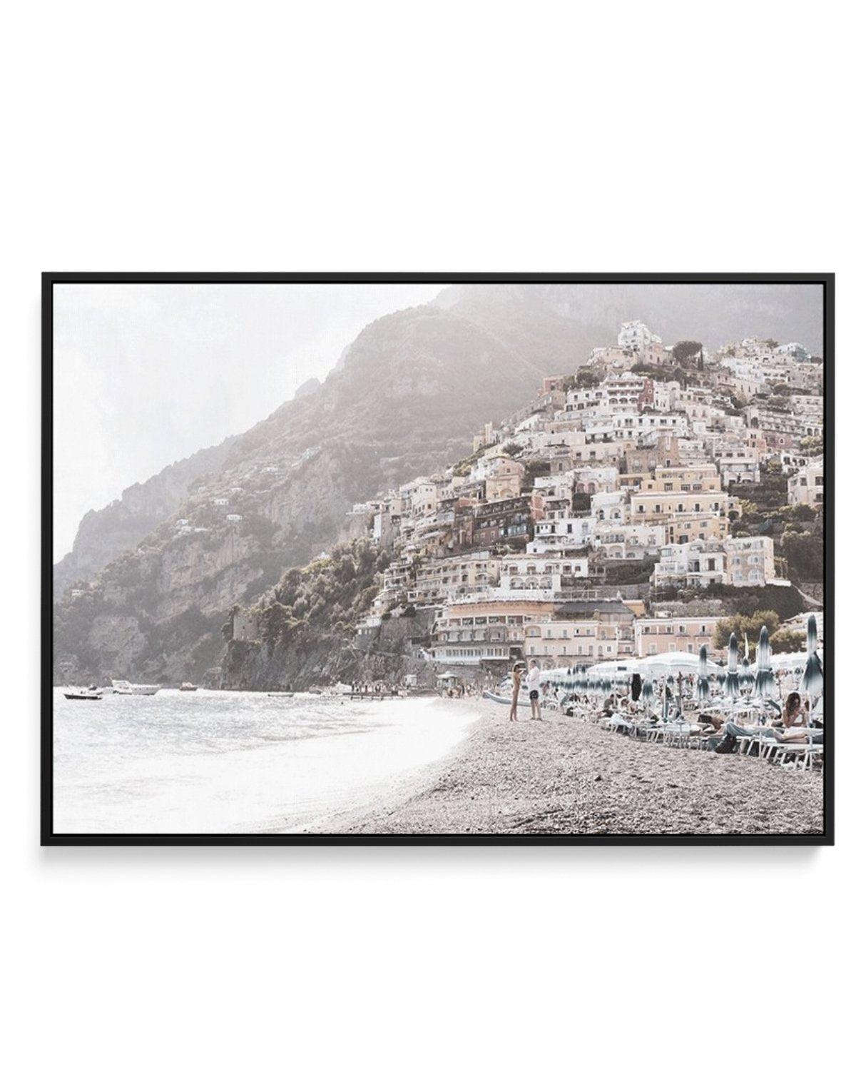 Summer Haze | Positano | Framed Canvas-CANVAS-You can shop wall art online with Olive et Oriel for everything from abstract art to fun kids wall art. Our beautiful modern art prints and canvas art are available from large canvas prints to wall art paintings and our proudly Australian artwork collection offers only the highest quality framed large wall art and canvas art Australia - You can buy fashion photography prints or Hampton print posters and paintings on canvas from Olive et Oriel and hav