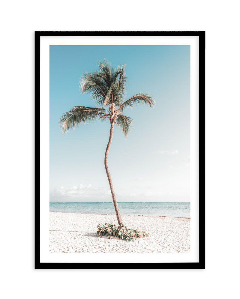 Summer Palm Art Print-PRINT-Olive et Oriel-Olive et Oriel-A5 | 5.8" x 8.3" | 14.8 x 21cm-Black-With White Border-Buy-Australian-Art-Prints-Online-with-Olive-et-Oriel-Your-Artwork-Specialists-Austrailia-Decorate-With-Coastal-Photo-Wall-Art-Prints-From-Our-Beach-House-Artwork-Collection-Fine-Poster-and-Framed-Artwork