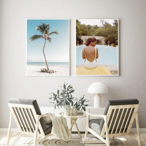 Summer Palm Art Print-PRINT-Olive et Oriel-Olive et Oriel-Buy-Australian-Art-Prints-Online-with-Olive-et-Oriel-Your-Artwork-Specialists-Austrailia-Decorate-With-Coastal-Photo-Wall-Art-Prints-From-Our-Beach-House-Artwork-Collection-Fine-Poster-and-Framed-Artwork